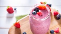 El licuado mágico con frutos rojos que es ideal para bajar de peso. El licuado mágico con frutos rojos que es ideal para bajar de peso.