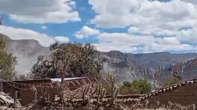 Las primeras imágenes que dejó el sismo que sacudió Perú.
