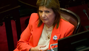Patricia Bullrich en el Senado. Patricia Bullrich en el Senado.