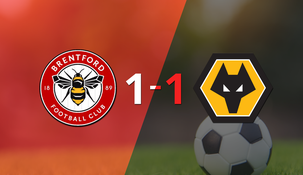 Empate a uno entre Brentford y Wolverhampton