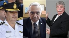 Candidatos de Juntos por el Cambio: el excomisario Seal, el exfiscal Romero y el humorista Gato Peters.&nbsp;