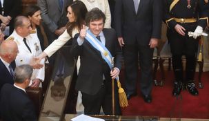 Javier Milei el 10 de diciembre de 2023, día de su asunción presidencial.
