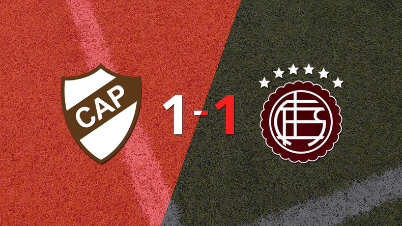 Platense no pudo en casa ante Lanús y empataron 1-1