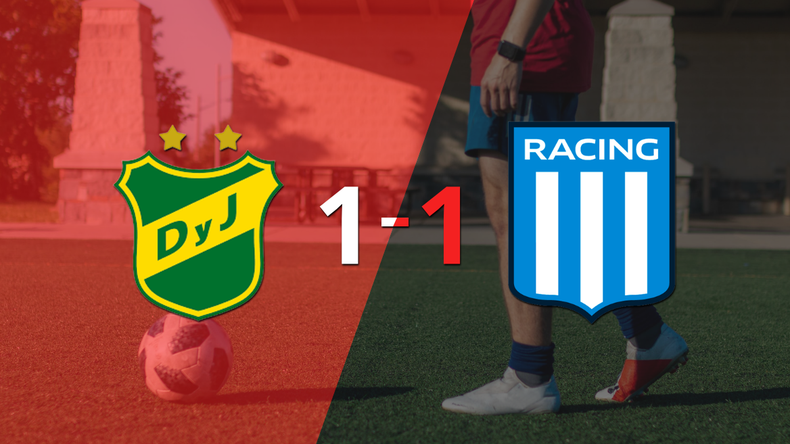 Defensa y Justicia y Racing Club se reparten los puntos y empatan 1-1