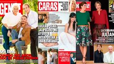 El reencuentro de los Bal en las tapas de revistas. El reencuentro de los Bal en las tapas de revistas.