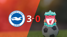 doblete de solly march en la goleada de brighton and hove frente a liverpool