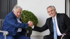 Alberto Fernández y Pepe Mujica.