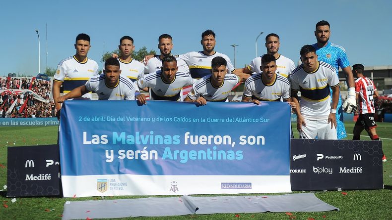 El equipo del Xeneize que goleó a Barracas Central.