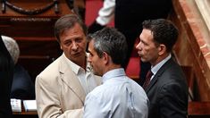 Oscar Zago junto a Martín Menem.