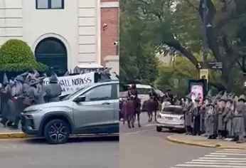 You shall not pass (no pasarás), decía la bandera que mostraron los Gandalfs, en relación a los libros de El Señor de los Anillos.