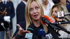 Giorgia Meloni, primera ministra de Italia.