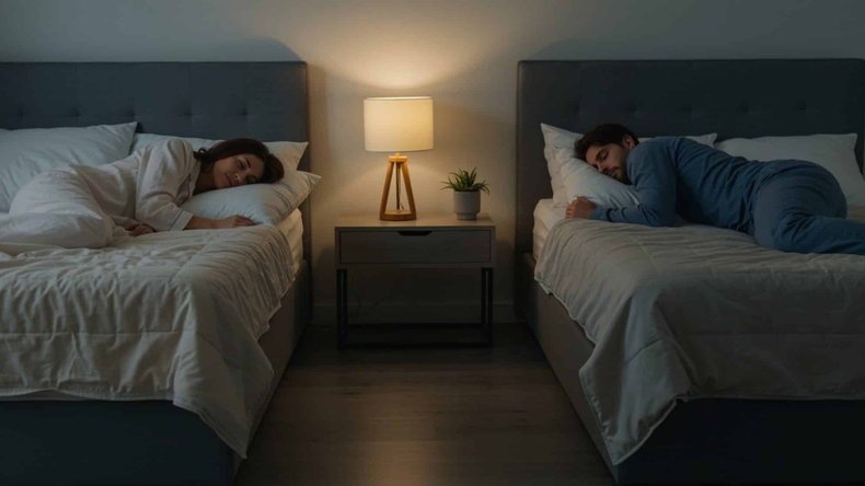 Crece en Estados Unidos la práctica del sleep divorce, que impulsa a muchas parejas a dejar la cama matrimonial para mejorar la calidad del descanso.