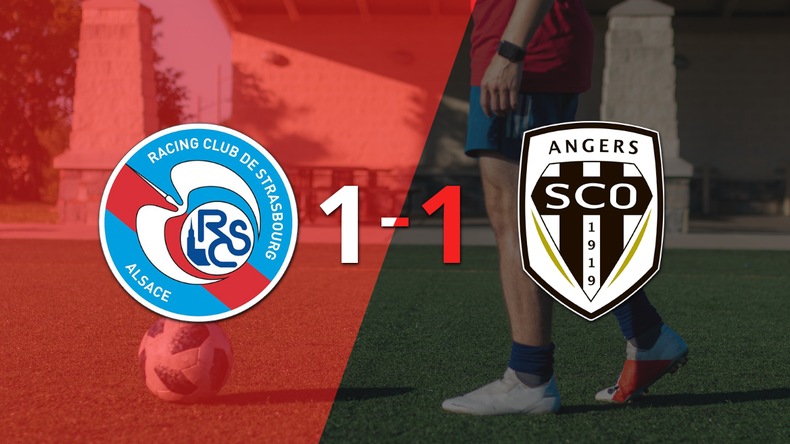 RC Strasbourg y Angers se repartieron los puntos en un 1 a 1
