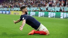 Con su gol ante Polonia, Olivier Giroud se convirtió en el máximo goleador histórico de Francia. Con su gol ante Polonia, Olivier Giroud se convirtió en el máximo goleador histórico de Francia.