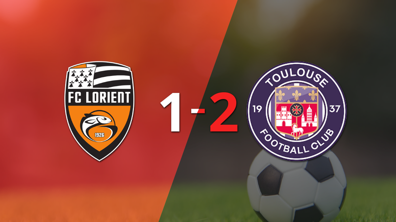 Toulouse se impone con remontada 2-1 sobre Lorient