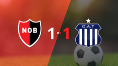 talleres logro sacar el empate a 1 gol en casa de newell`s