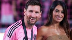 Lionel Messi, con una sonrisa de oreja a oreja, festeja el título del Inter de Miami con Antonela Roccuzzo. Lionel Messi, con una sonrisa de oreja a oreja, festeja el título del Inter de Miami con Antonela Roccuzzo.