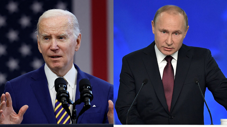 El presidente de Estados Unidos apuntó contra su par ruso.