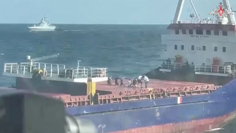 Rusia abrió fuego contra un buque de carga turco que se dirigía al puerto ucraniano de Izmail.