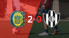con dos goles, rosario central se impuso a central cordoba (se) en el estadio gigante de arroyito