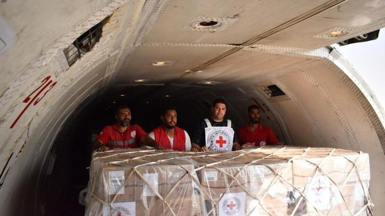 La ayuda humanitaria argentina llegará a Egipto el próximo martes.