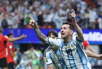 Lionel Messi anotó un golazo contra Egipto.