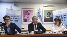 Háctor Marchi en la Comisión de Juicio Político.