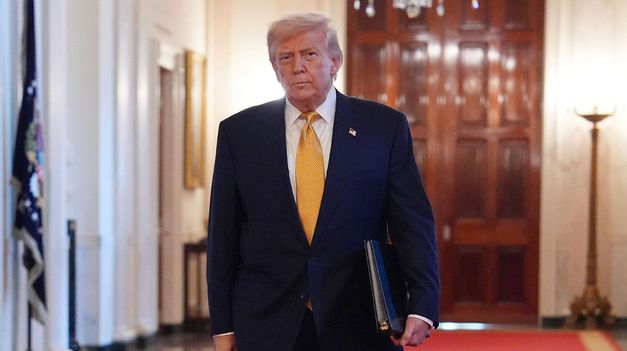 La reacción de Donald Trump luego de que su nombre figure en el caso Jeffrey Epstein.