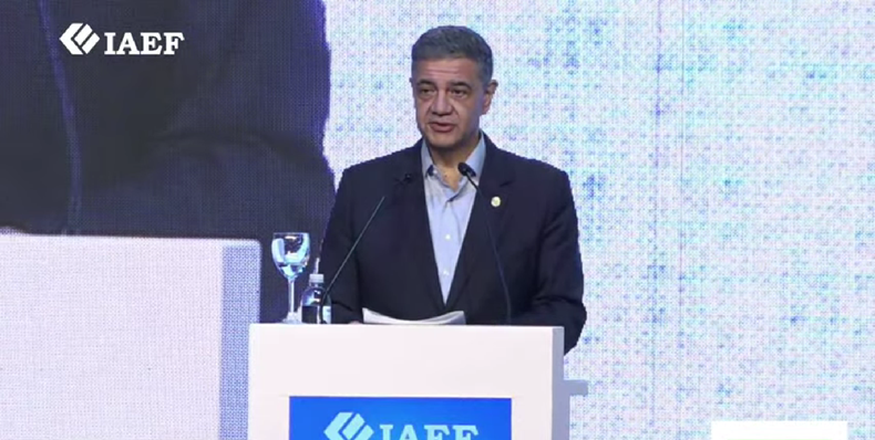 Jorge Macri en el 42° Congreso Anual del Instituto Argentino de Ejecutivos de Finanzas (IAEF).