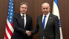 Blinken se reunió con Netanyahu en Tel Aviv. Blinken se reunió con Netanyahu en Tel Aviv.