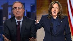 John Oliver hizo lo posible para no llorar en vivo al pedir que voten por Kamala Harris. John Oliver hizo lo posible para no llorar en vivo al pedir que voten por Kamala Harris.