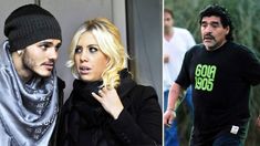Mauro Icardi feroz con Diego Maradona, ex de Wanda Nara Mauro Icardi feroz con Diego Maradona, ex de Wanda Nara