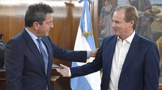 El ministro Massa se reunió con el gobernador Bordet.