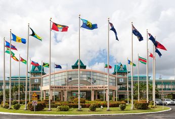 Sede de la Caricom, la Comunidad del Caribe.