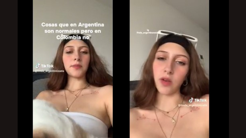 El video de la mujer colombiana que menciona una particularidad típica de los argentinos