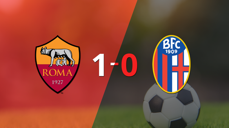 Roma venció por la mínima a Bologna