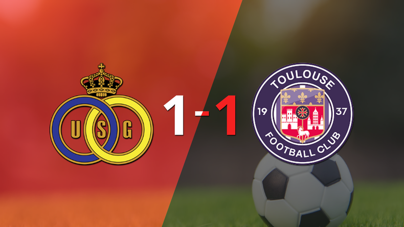 Empate a uno entre U. Saint-Gilloise y Toulouse
