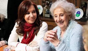 Cristina Kirchner y Estela de Carlotto.
