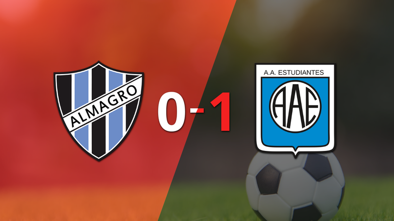 Con un gol de penal, Estudiantes (RC) se quedó con la victoria 1-0 ante Almagro en el estadio Tres de Febrero