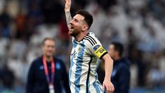Lionel Messi festeja el pasaje a la semifinal. Lionel Messi festeja el pasaje a la semifinal.