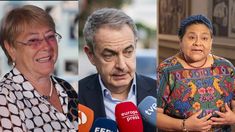 Michelle Bachelet / Rodríguez Zapatero / Rigoberta Menchú