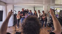 Javier Milei y su grupo musical. Javier Milei y su grupo musical.