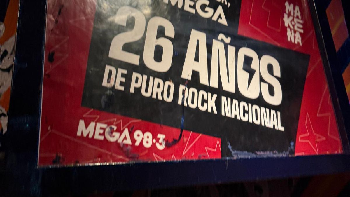 Mega 98.3 cumplió 26 años a puro rock nacional