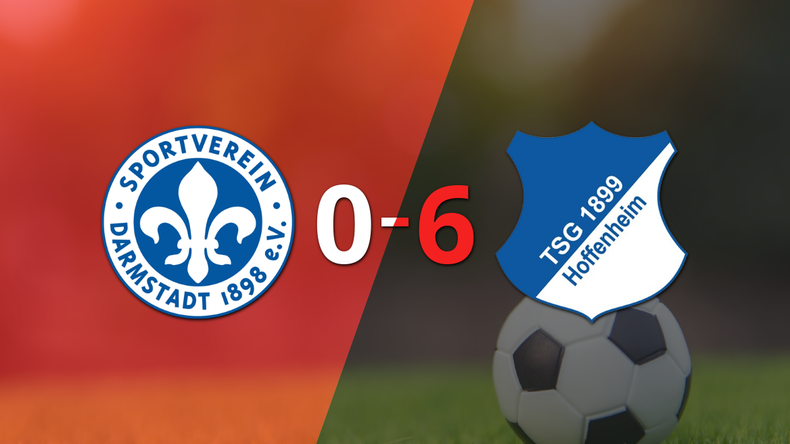 Goleada de Hoffenheim a Darmstadt 98 con doblete de Ihlas Bebou incluído