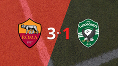 Roma superó a Ludogorets con dos tantos de Lorenzo Pellegrini