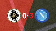 napoli le paso por encima a spezia con doblete de victor osimhen