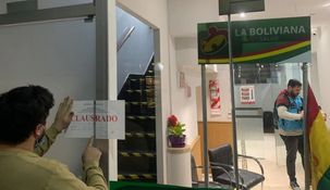 Clínica de Liniers clausurada. Foto: NA.