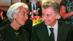 Mauricio Macri y Christine Lagarde, extitular del FMI. Mauricio Macri y Christine Lagarde, extitular del FMI.