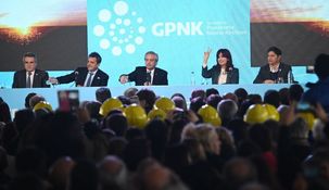 Massa, Cristina y Alberto se mostraron unidos, a poco más de un mes de las PASO.