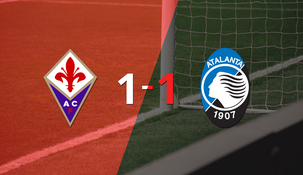 fiorentina y atalanta se repartieron los puntos en un 1 a 1